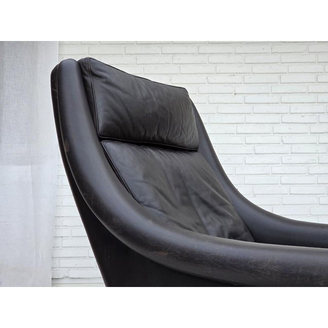 Brown Danish Highback Swivel Armchair from Aage Christensen, 1960s For Sale - Image 8 of 18