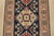 2020s Kazak Runner 2’8” X 9’11” Blue Wool Traditional Hand-Knoted Oriental Rug For Sale - Image 5 of 12