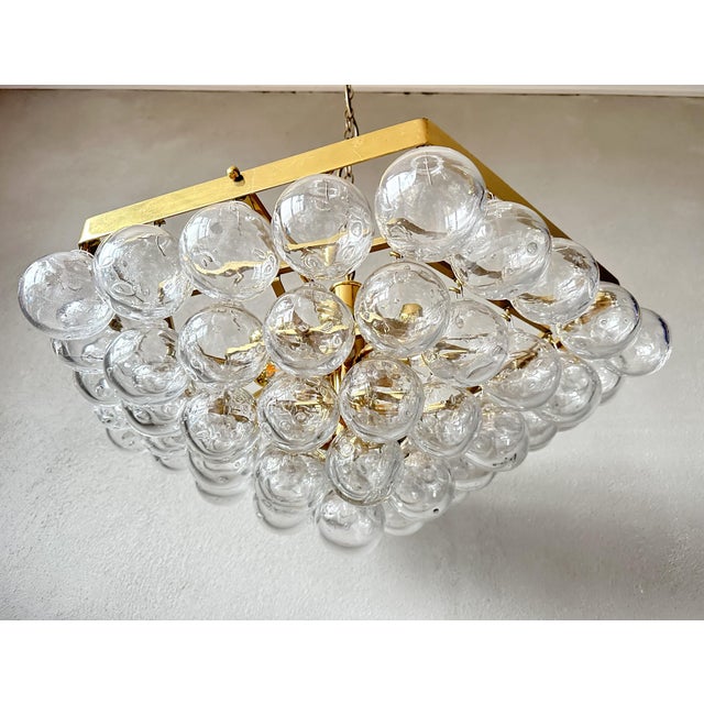 Gold Vintage Murano Chandelier from Kaiser Leuchten, 1970s For Sale - Image 8 of 16