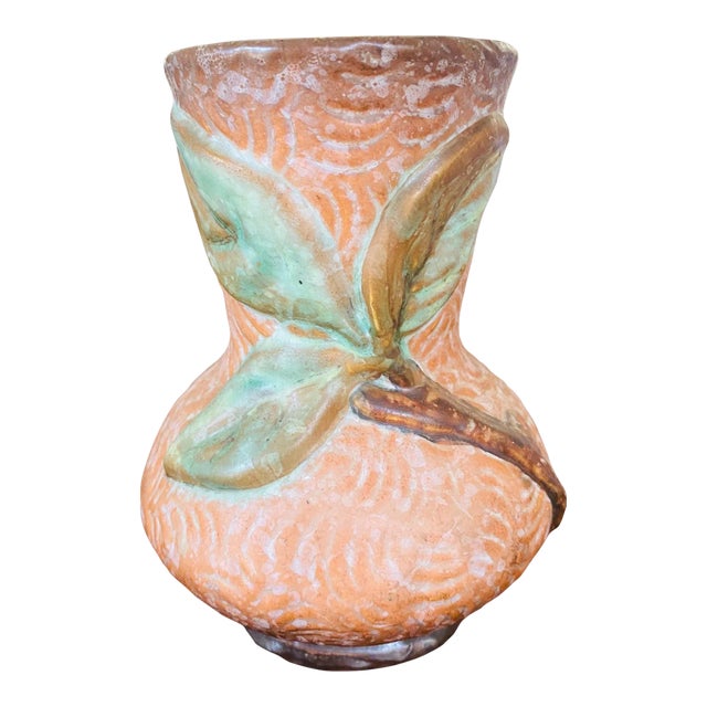 1930s Weller Pottery Malvern Pattern Vase For Sale