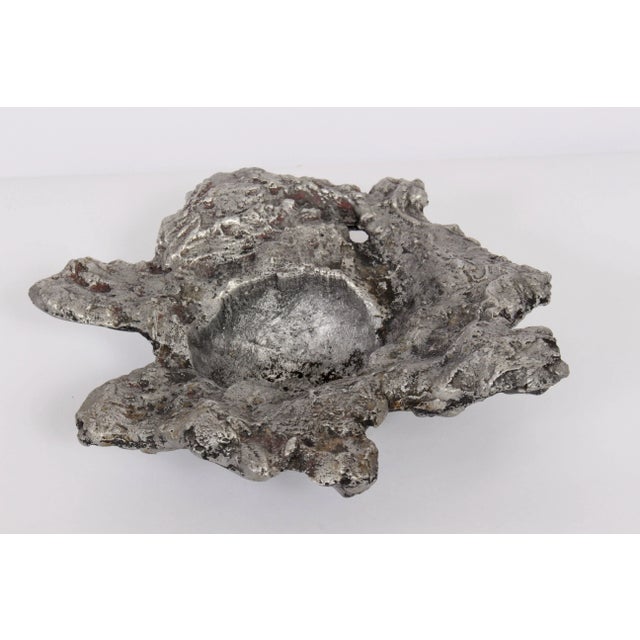 1960s Paul Evans Freeform Cast Aluminum "Crater" Dish, circa 1960 For Sale - Image 5 of 10