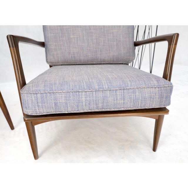 Mid-Century Modern Pair Kofod Larsen Selig Danish Mid-Century Modern Lounge Chairs New Upholstery For Sale - Image 3 of 17