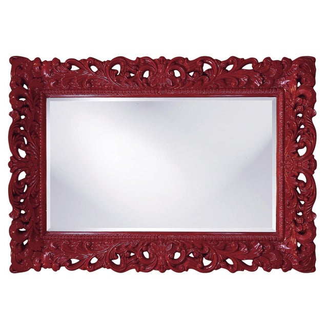 The Barcelona Mirror features an ornate rectangle frame complete with scrolls and flourishes. It is then finished in our...