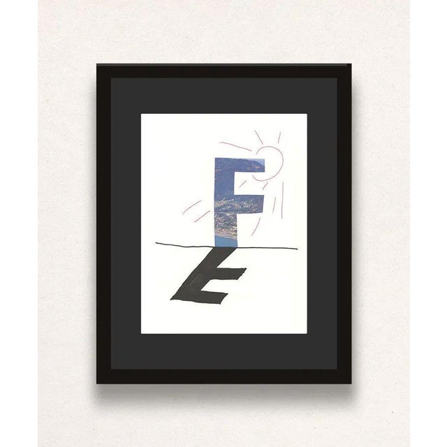 F' from 'Hockney's Alphabet' By David Hockney 1991 Lithograph on Exhibition Fine Art Cartridge paper 38.4 x 46.4 cm (15.12...