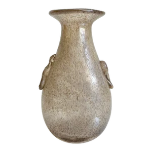 Italian Scavo Glass Vase