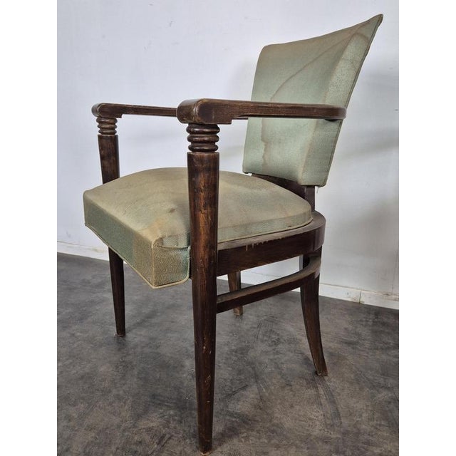 Vintage Armchairs in the style of Pascaud, 1940s, Set of 2 For Sale - Image 6 of 9