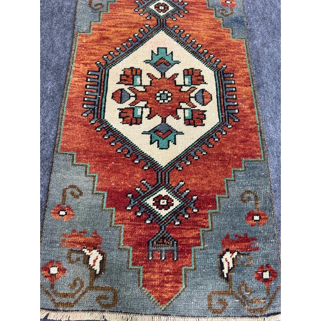 Contemporary Turkish Yastik Rug 1'7" x 3'1" For Sale - Image 3 of 5