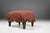 France / 1940 / Art Deco / Mid-century / footstool / original red-brown upholstery A very attractive and charming small...