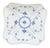 Vintage Square Porcelain Serving Bowl by Royal Copenhagen, 1980s For Sale
