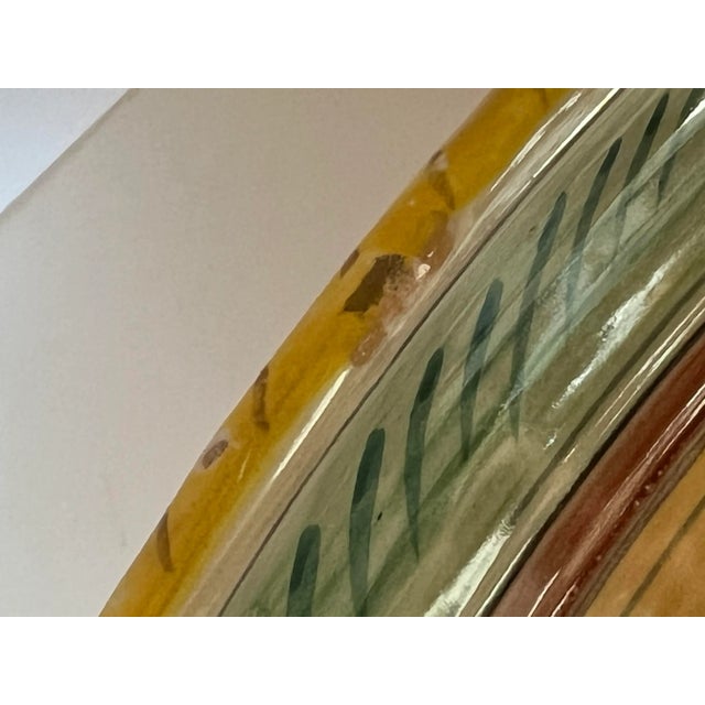 Antique White Antique Hand Thrown Italian Bowl For Sale - Image 8 of 12