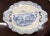 Late 20th Century Chelsea House Chinoiserie Blue and White Porcelain Soup Tureen & Underplate For Sale - Image 5 of 8
