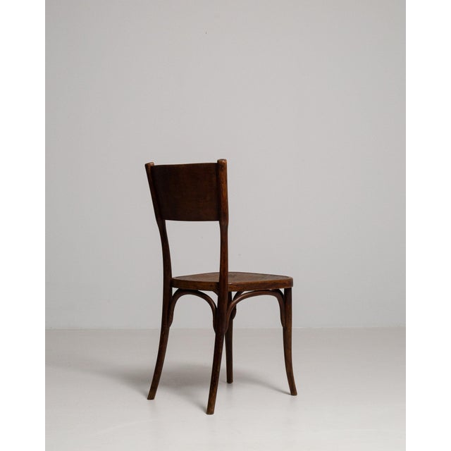 Tan Early 20th Century France Tan Wood Lounge Chair For Sale - Image 8 of 11