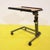 Wood Adjustable Metal Bedside Table with Wheels For Sale - Image 7 of 9
