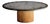 Coffee Table with Slate Top with Drum Plywood Base, France, 1970s For Sale