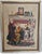 A wonderfully nostalgic hand‑stitched needlepoint interpretation of Norman Rockwell’s “Tea for Two,” framed in warm oak...