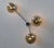 Fabio Ltd Trio Polished Chrome Smoky Bubbles Glass Flush Mount by Fabio Ltd For Sale - Image 4 of 6