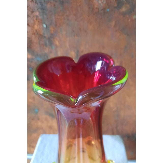 Murano Glass Vase by Flavio Poli for Seguso Vetri d'Arte, 1960s For Sale - Image 7 of 17