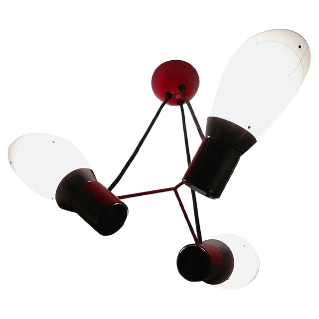 Vintage Pendant Lamp by Josef Hurka for Napako, 1970s For Sale