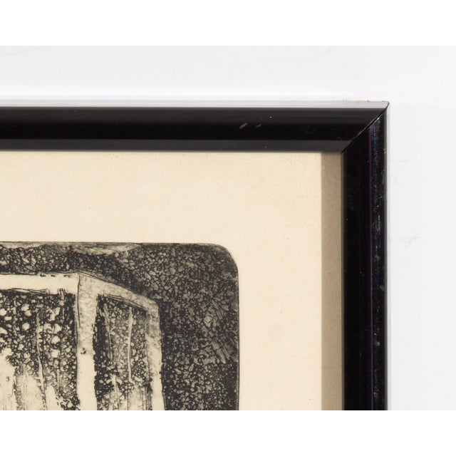1986 “La Jaula” Etching and Aquatint Print Alfredo Zalce For Sale - Image 4 of 8