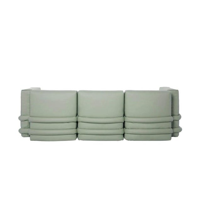 Not Yet Made - Made To Order Pillow Four-Seater Sofa in Leather by Muller Van Severen for BD Barcelona For Sale - Image 5 of 14
