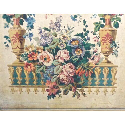 Wood Antique Aubusson Tapestry Wall Panel For Sale - Image 7 of 7