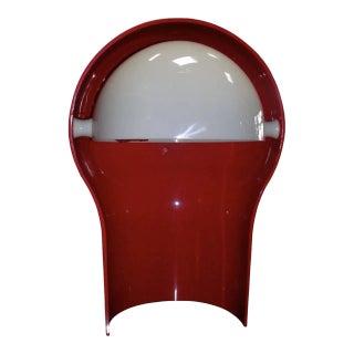 Red Telegono Lamp for Artemide by Vico Magistretti For Sale