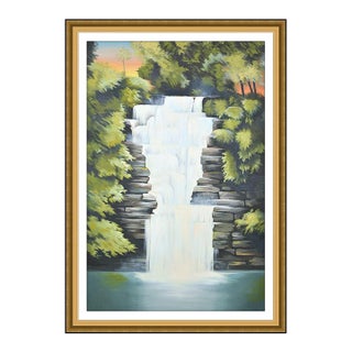 1980s The Waterfall, Lowell Nesbitt For Sale