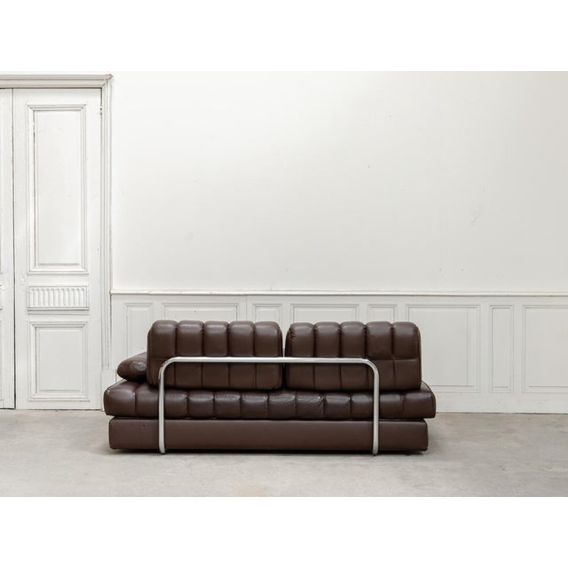 Vintage DS-85 Sofa in Brown Leather from de Sede, 1980s For Sale - Image 13 of 14