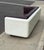 William Andrus Space Age White Sofa With Aubergine Leather, Circa 1970 For Sale - Image 4 of 12