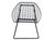 Harry Bertoia for Knoll Attri Bird Chair and Ottoman For Sale In Tampa - Image 6 of 6