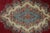 Vintage Kerman Lavar Persian Rug in Red With Medallion | Rug & Kilim For Sale In New York - Image 6 of 10