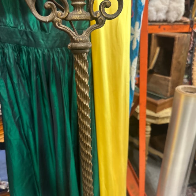 1970s 1970s Brass Floor Lamp For Sale - Image 5 of 8