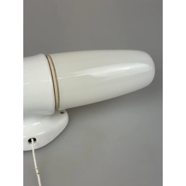 Ceramic Wall or Ceiling Lamp by Wilhelm Wagenfeld for Lindner, 1950s For Sale - Image 9 of 18