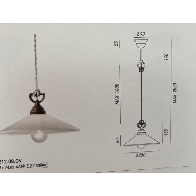 Il Fanale Tabia Pendant Light For Sale - Image 4 of 4