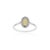 14k Gold Art Deco Natural Yellow Sapphire & Diamond Halo Ring Size 8 For Sale - Image 10 of 18