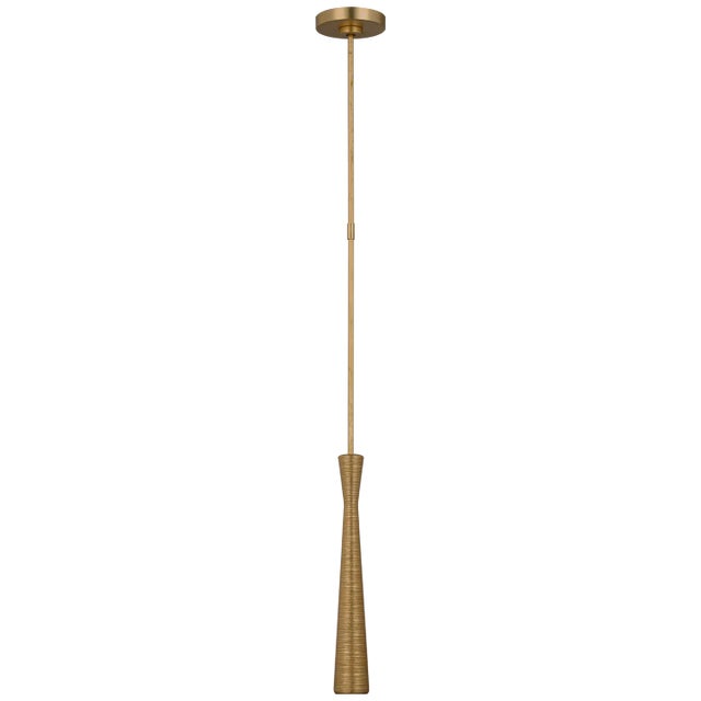 Utopia Mini Pendant in Gild Designer: Kelly Wearstler Fixture Height: 15" Min. Custom Height: 21.5" O/A Height: 59.5"...