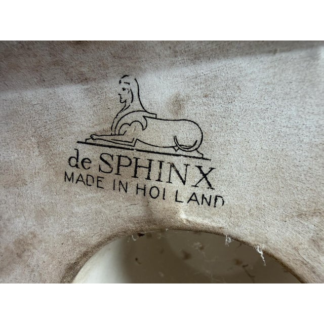 Ceramic Sculpture of a Sphinx by Charles Vos for De Spinx Maastricht, 1920s For Sale - Image 13 of 14