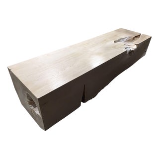 Andrianna Shamaris St. Barts Teak Wood Bench For Sale