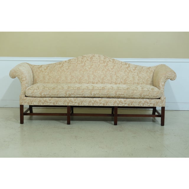 Kittinger Historic Newport Mahogany Camelback Sofa Chairish