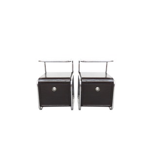 Bauhaus Nightstands from Mücke Melder, 1930s, Set of 2