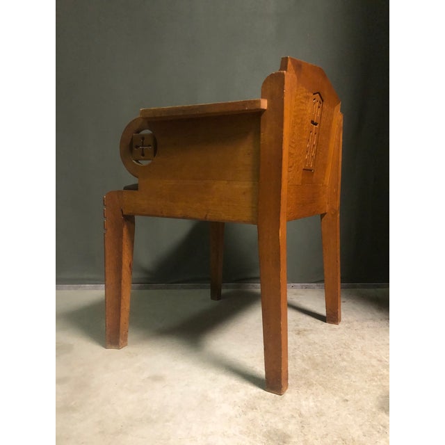 Art Deco Ecclesiastical Armchair, 1920 For Sale - Image 3 of 7