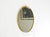 Beautiful, heavy, round Mid-Century Modern brass wall mirror. Manufacturer: Lenz. Made in Germany. Finish: Lenzgold....