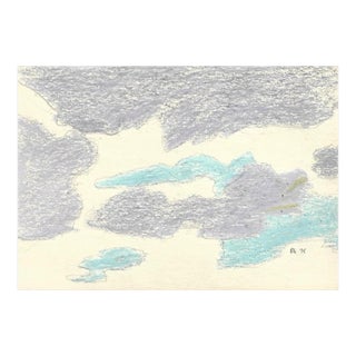 Robert Angeloch Cloud Study Pastel For Sale