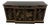 Black Lacquer Hand Painted Chinoiserie Credenza From Drexel Heritage For Sale