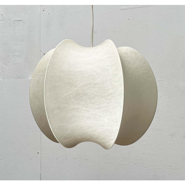 Mid-Century Modern Cocoon Pendant Lamp by Friedel Wauer for Goldkant Leuchten, Germany, 1960s For Sale - Image 14 of 18