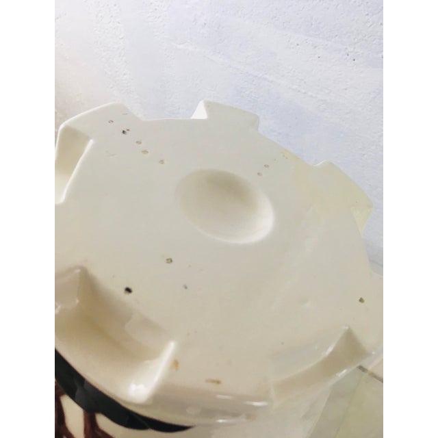 Ceramic Vintage Chinoiserie Vase For Sale - Image 7 of 9