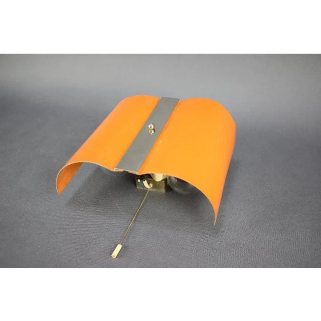 - Mid-Century Wall Light , Czechoslovakia, 1970s, - made of Metal and Chrome, - shows signs of wear and age (scratches,...