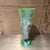 Green Classic Mid-Century Italian Murano Glass Scavo Vase Decorative For Sale - Image 8 of 12