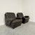 Animal Skin Mid-Century Modern Leather Club Chairs, 1970s, Set of 2 For Sale - Image 7 of 7