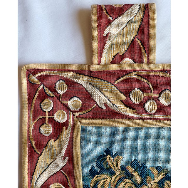 Late 20th C. Vintage French Goblys "La Licorne À La Fontaine" Unicorn Tapestry For Sale - Image 12 of 16